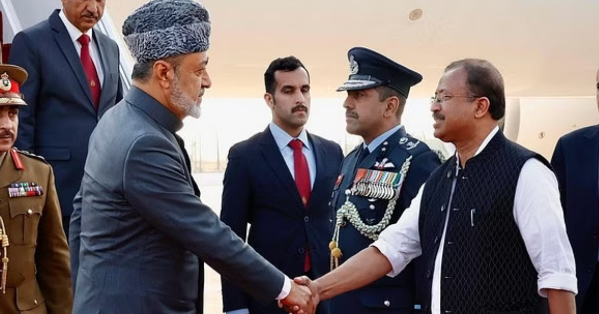 Oman Sultan Haitham bin Tarik lands in New Delhi for maiden India visit
